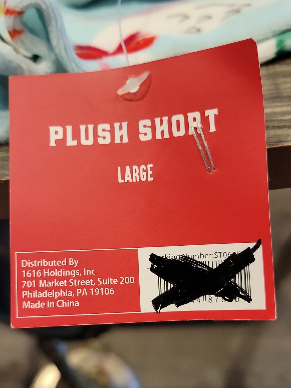 Swan Christmas Velvet Shorts,Juniors Sz.Large,Brand New W/ Tag